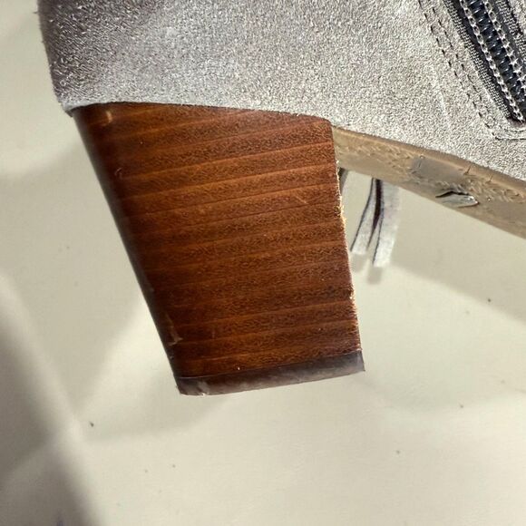 Vionic Tan Ankle Boots with Fringe - Picture 13 of 13